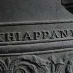 Große Glocke von Marling - Schriftzug des Glockengießers Bartholomäus Chiappani