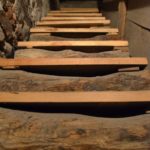 Glockenturm von Marling: Holzstiege